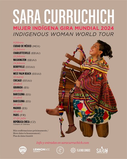 Sara Curruchich’s 2024 “Indigenous Woman” world tour
